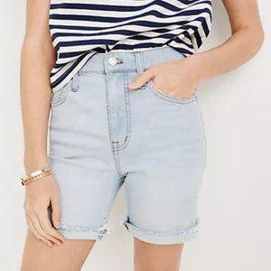 Madewell High Rise mId Length Denim Shorts, Adeline Wash NWT SZ 23
